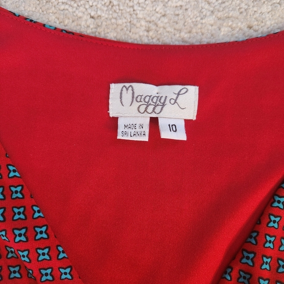 Elegant, Bohemian Multicolor Maxi Dress - Picture 6 of 10